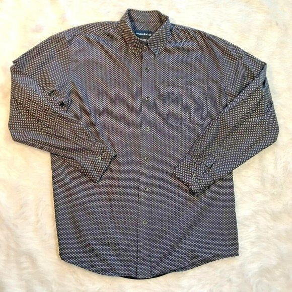 Pelham | Shirts | Pelham Western Shirt Sz Xl Print Western Rockabilly ...